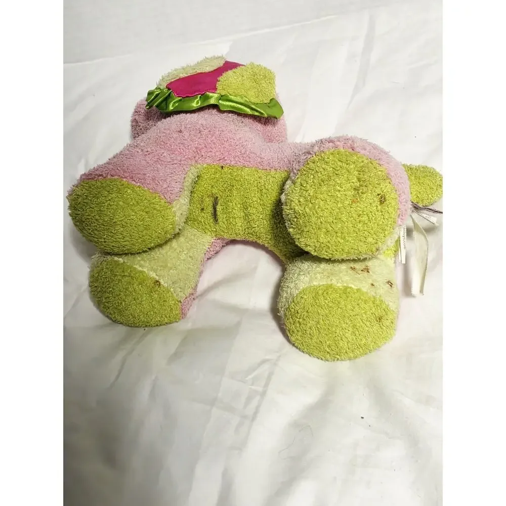 Douglas Pink Tag Puppy Retired Discontinued Htf RARE Rad Dog Magenta Green Pink